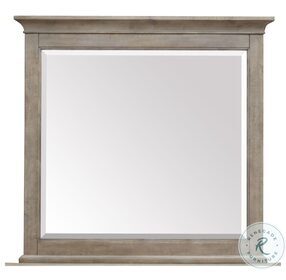 Paxton Place Dovetail Grey Landscape Mirror