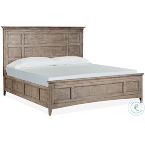 Paxton Place Dovetail Grey Cal. King Panel Bed