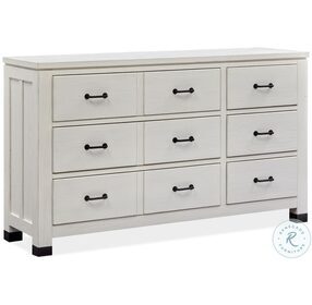 Harper Springs Silo White Drawer Dresser