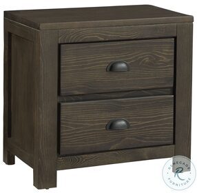 Falcon Bluff Distressed Saddle 2 Drawer Nightstand