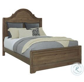Wildfire Distressed Caramel King Panel Bed