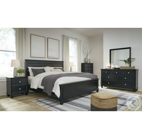 Lanolee Black Panel Bedroom Set