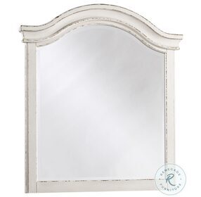 Realyn Chipped White Youth Mirror