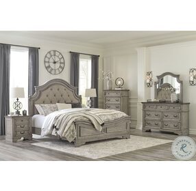 Lodenbay Antique Gray Panel Bedroom Set