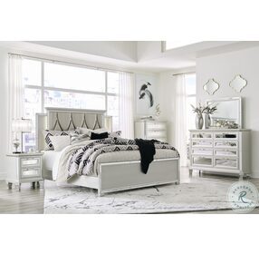 Lindenfield Silver Upholstered Panel Bedroom Set