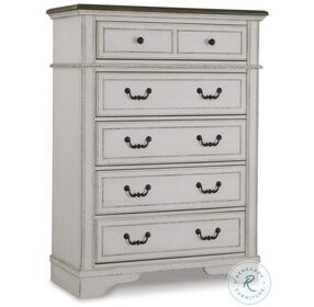 Brollyn Two Tone Five Drawer Chest