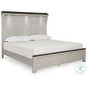 Darborn Gray And Brown Queen Panel Bed