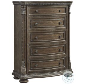 Charmond Brown Five Drawer Chest
