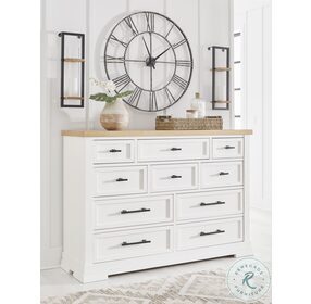Ashbryn White And Natural Dresser