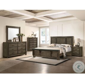 Ashland Rustic Brown Panel Bedroom Set