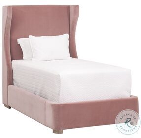 Balboa Petal Velvet Twin Size Bed