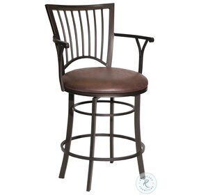 Bayview Coach Swivel Counter Height Stool
