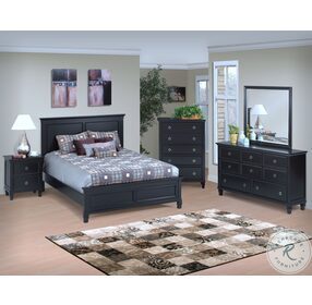 Tamarack Black Panel Bedroom Set