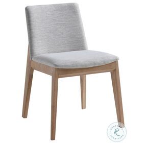 Deco Light Gray Dining Chair Set Of 2