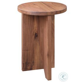 Grace Natural Walnut Accent Table