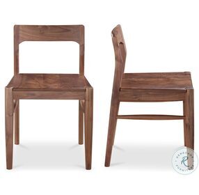 Owing Natural Walnut Dining Chair Set Of 2
