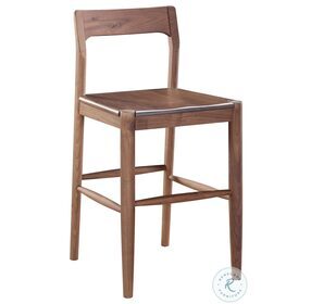 Owing Natural Walnut Counter Height Stool