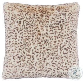 Snow Leopard 20" Square Pillow