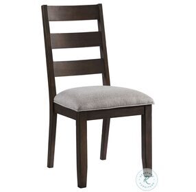 Beacon Gray Ladder Back Side Chair Set of 2