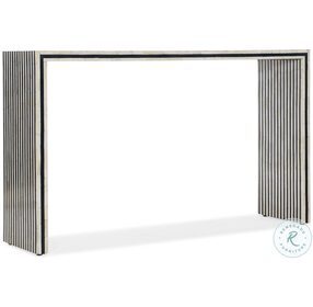 Stanway Black And White Bone Hall Console Table