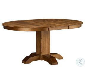 Bennett Smoky Quartz Extendable Round Pedestal Dining Table
