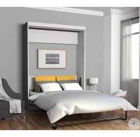 Edge White Queen Wall Bed