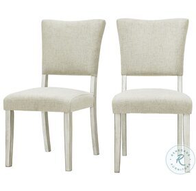 Kean Bette White Side Chair Set Of 2