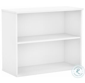 BBF Bookcases White Small 2 Shelf Bookcase
