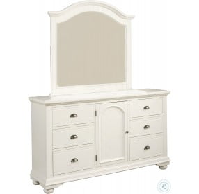 Addison White Dresser With Mirror