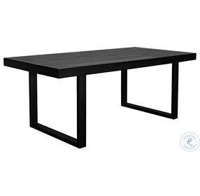 Jedrik Black Large Outdoor Dining Table