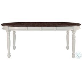 British Isles Chalk 76" Extendable Oval Dining Table