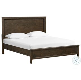 Bryson Gray Brown Queen Panel Bed
