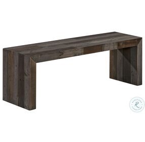 Vintage Gray Small Bench