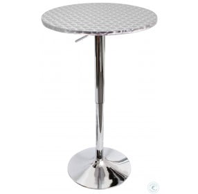 Bistro Round Adjustable Height Bar Table
