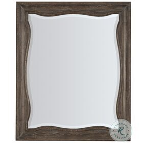 Traditions Rich Brown Landscape Mirror