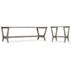 Commerce And Market Medium Natural Wood Brandon Occasional Table Set