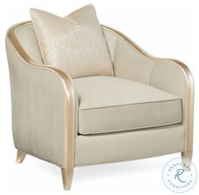 Adela Blush Taupe Ultra Soft Oyster Velvet Chair