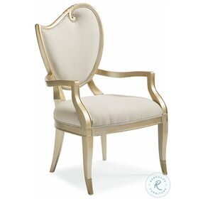 Fontainebleau White Arm Chair