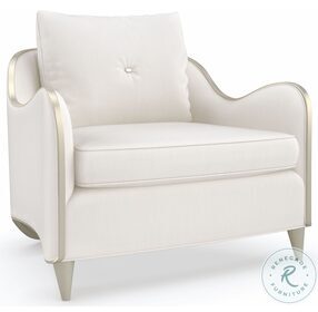 Lillian creme Curved Arm Chair