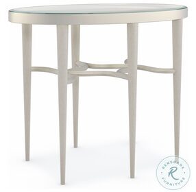 Lillian Soft Radiance Oval End Table