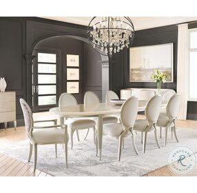 Lillian Stone Manor And Soft Radiance Extendable Dining Room Set