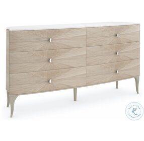 Lillian Stone Manor And Ivory Wash Double Dresser