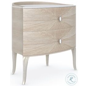 Lillian Stone Manor And Ivory Wash Small Drawer Nightstand