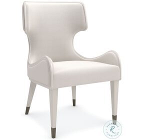 Valentina Matte Pearl Arm Chair