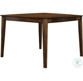 Verona Wire Brushed Amber Extendable Counter Height Dining Table