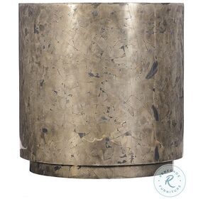 Pyrite Gold Drum Table