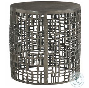 Aaron Graphite Chairside Table