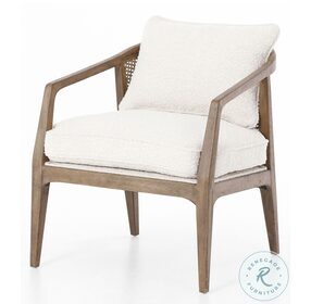 Alexandria Knoll Natural Accent Chair