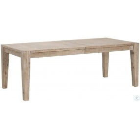 Canal Smoke Gray Pine Extendable Dining Table