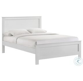 Camila White Full Panel Bed